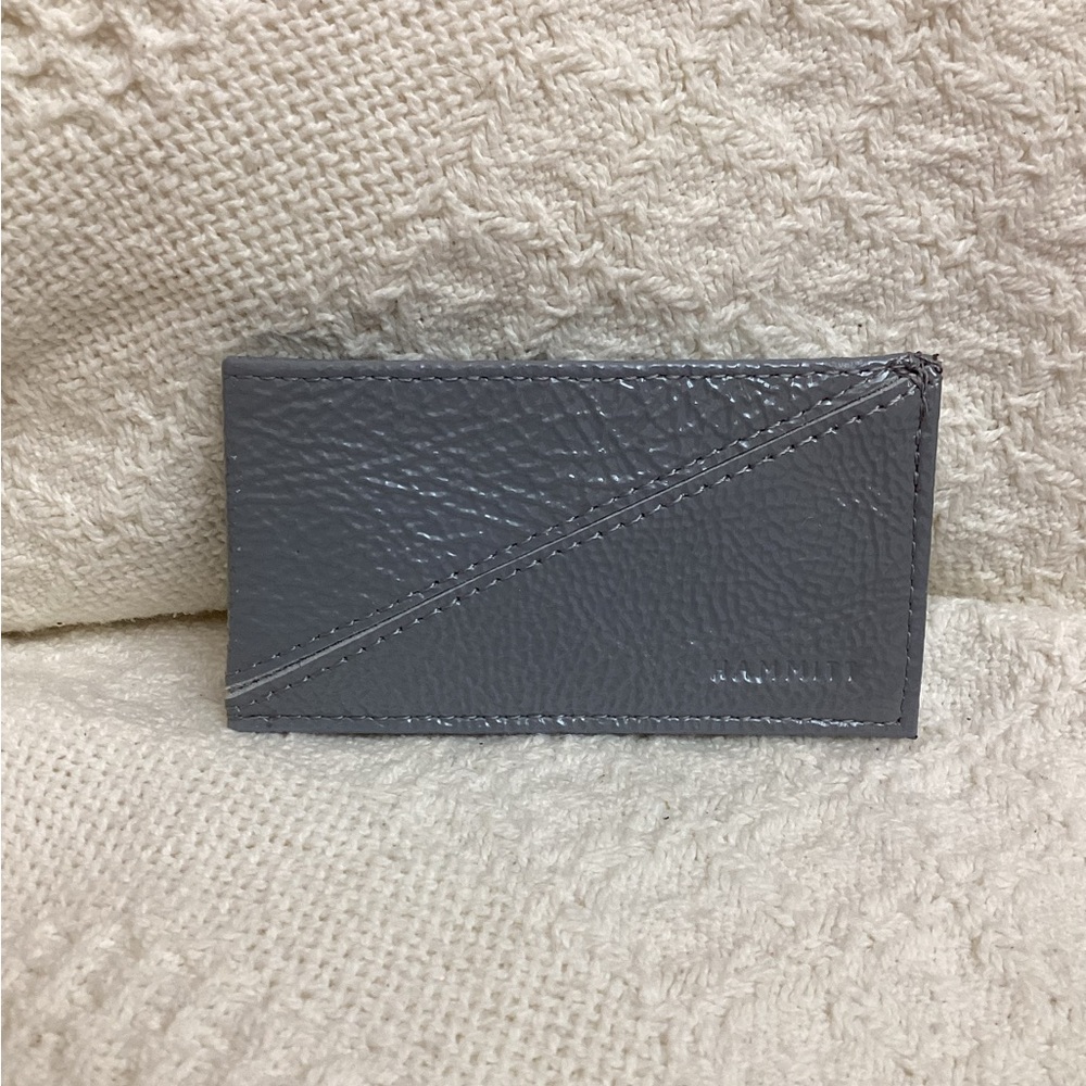 Hammitt Gray Leather Card Holder